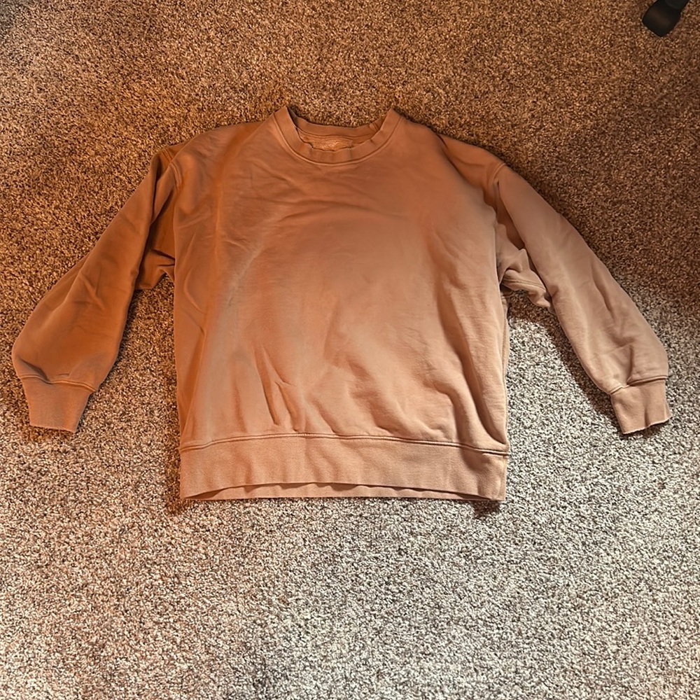 Plain Tan Crewneck